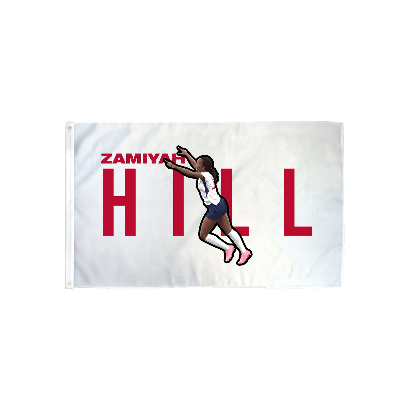 3x5 Flag — Player Name in Classic