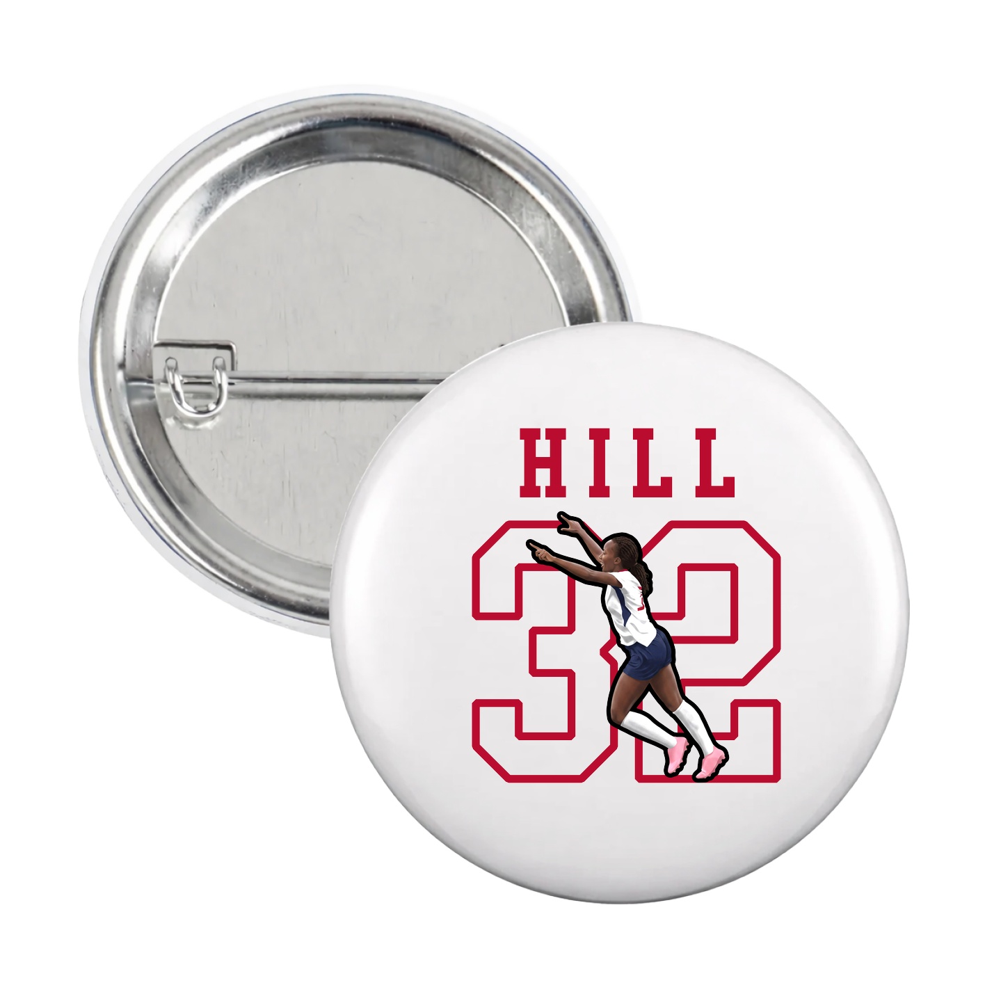 Game Day Button — Shirsey in White