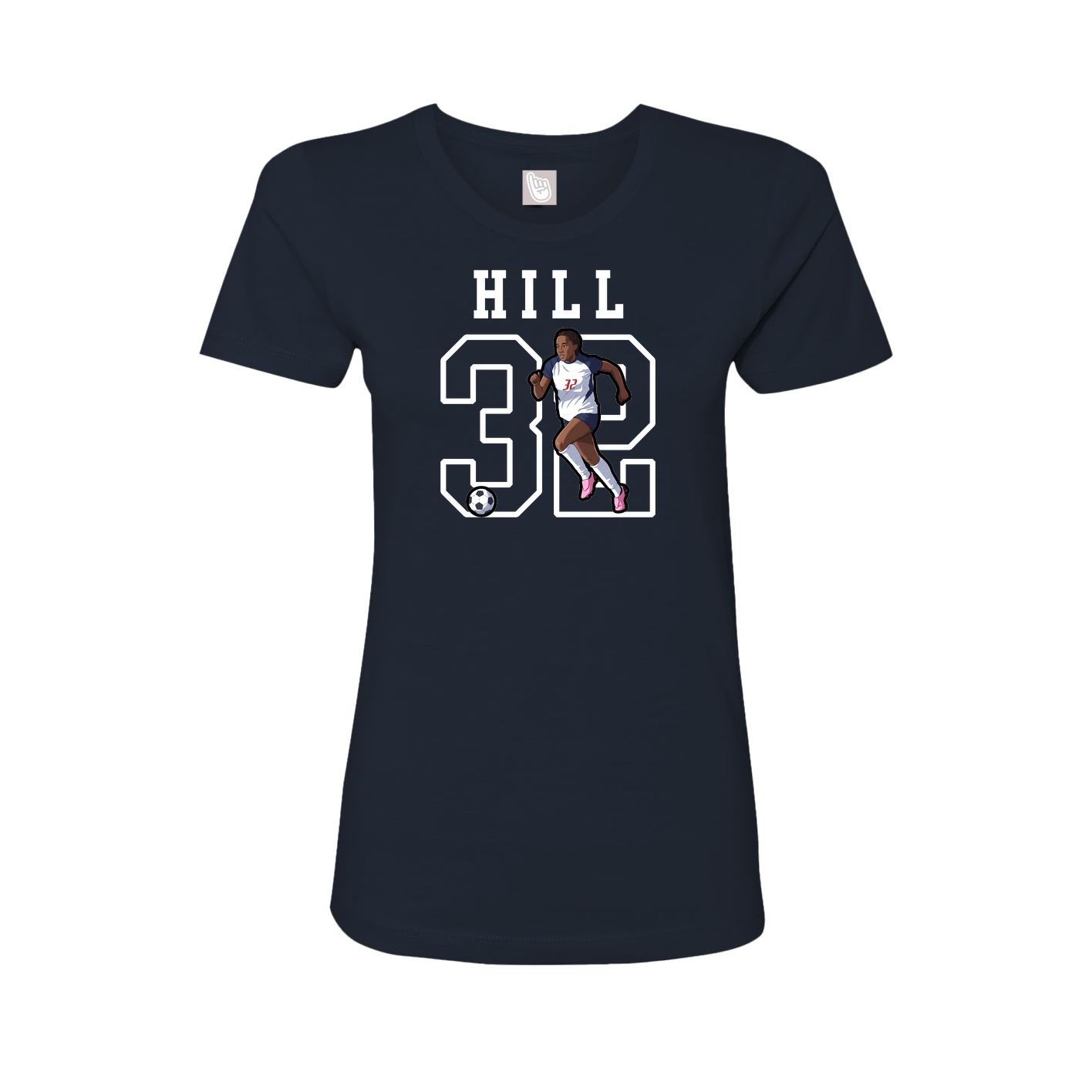 Fitted Women's Tee — Shirsey in Navy