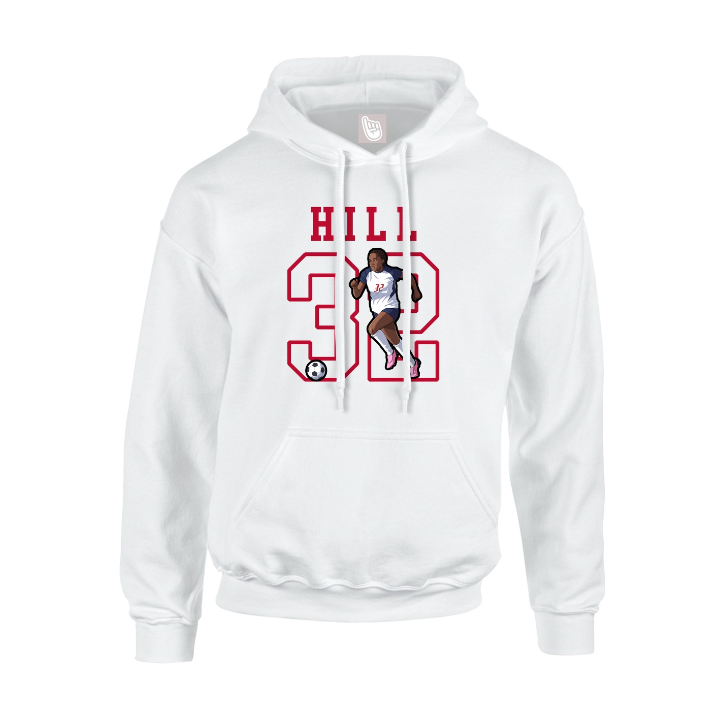 Hoodie — Shirsey in White