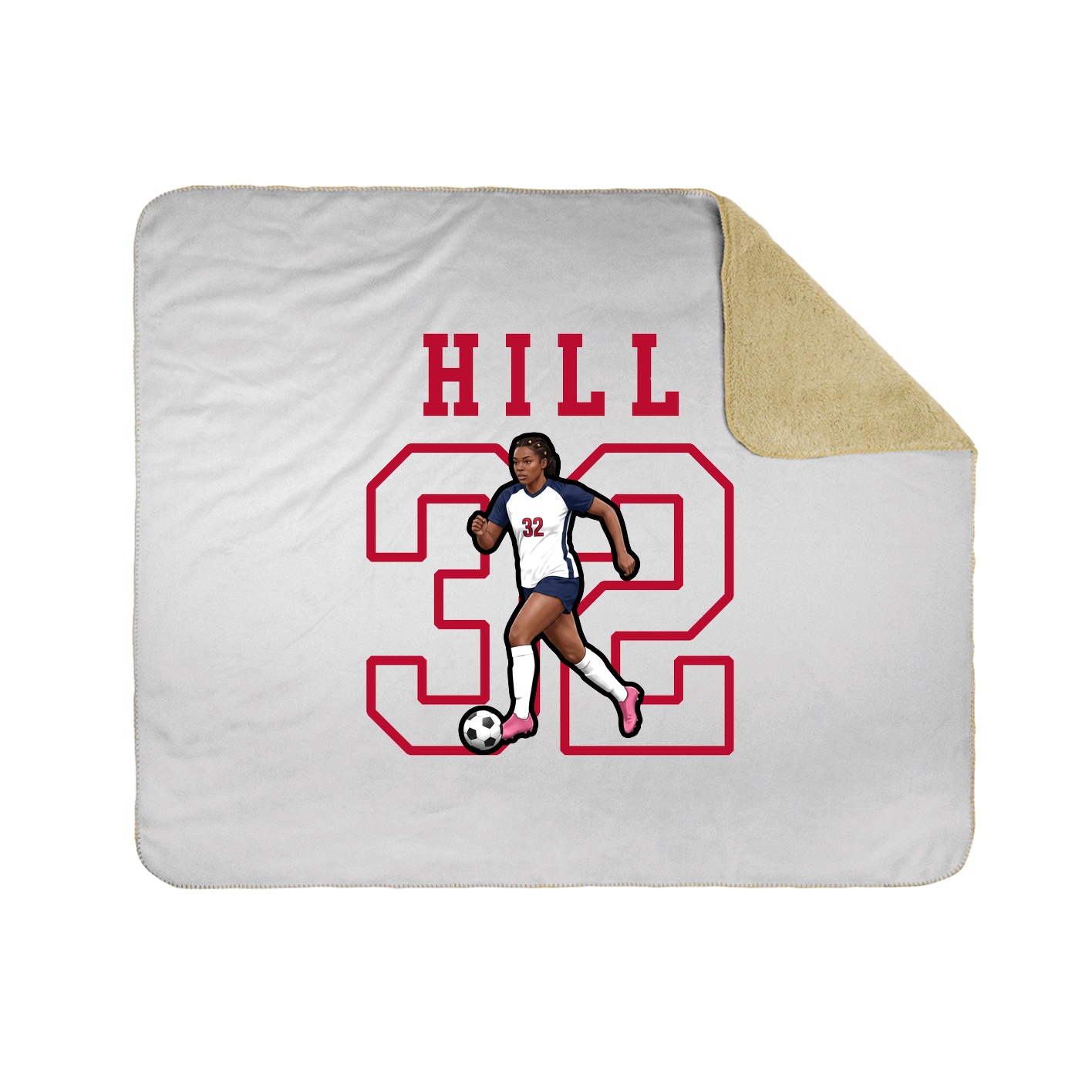 Throw Blanket — Shirsey in White