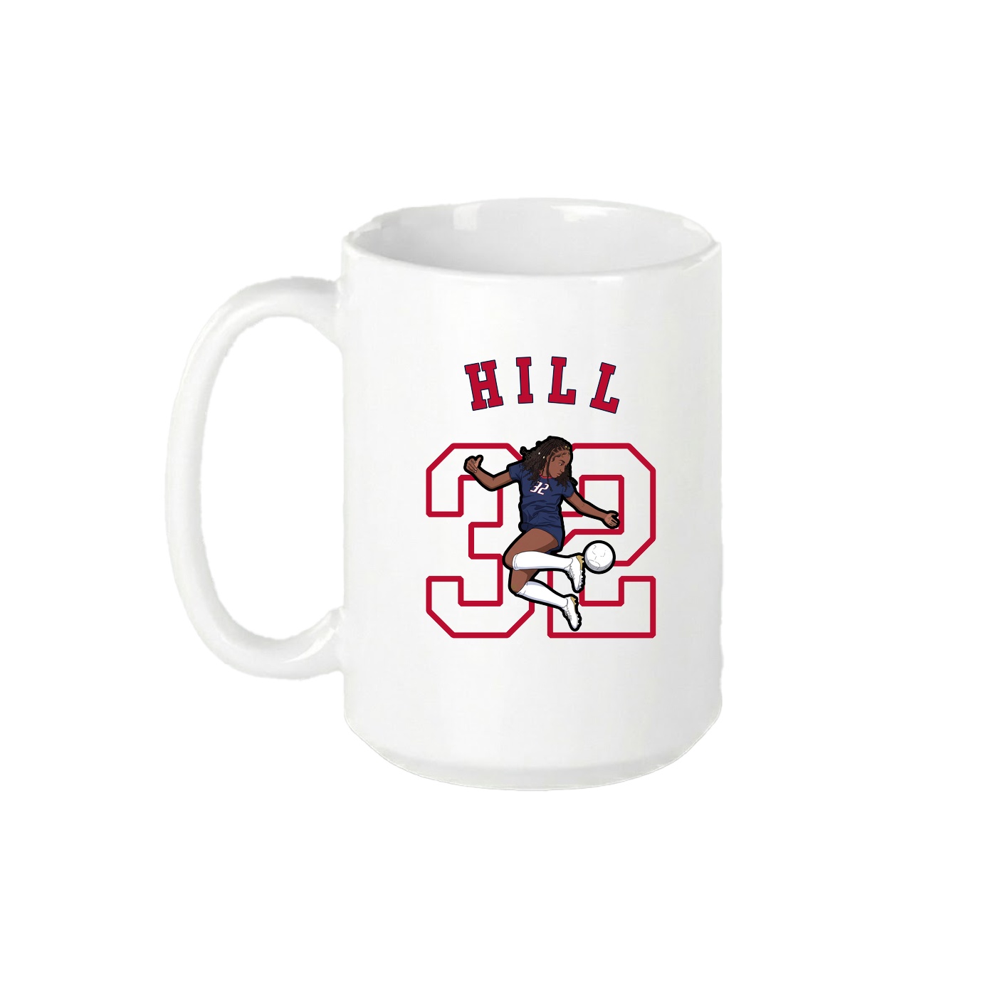 15oz Coffee Mug — Shirsey Arch in White