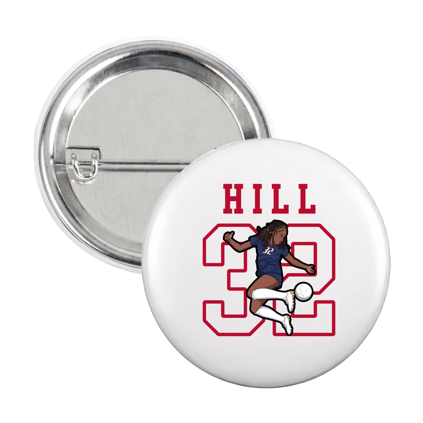 Game Day Button — Shirsey in White