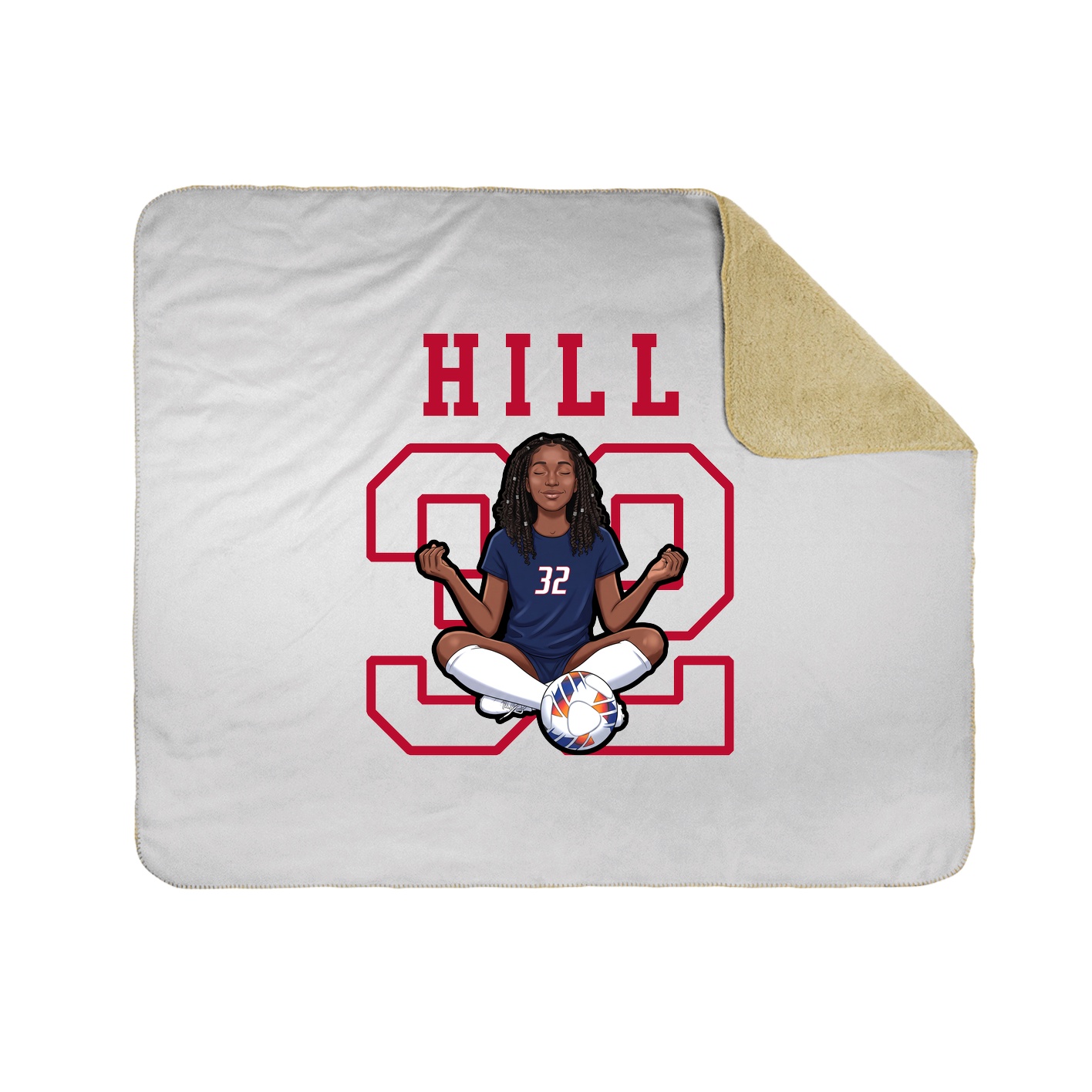 Throw Blanket — Shirsey in White