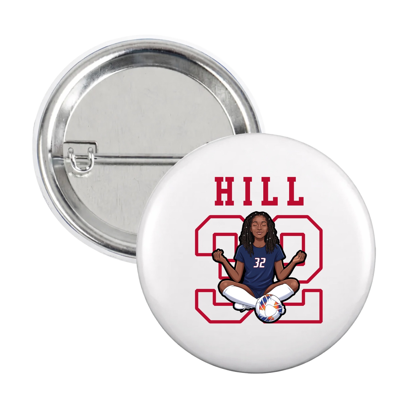 Game Day Button — Shirsey in White