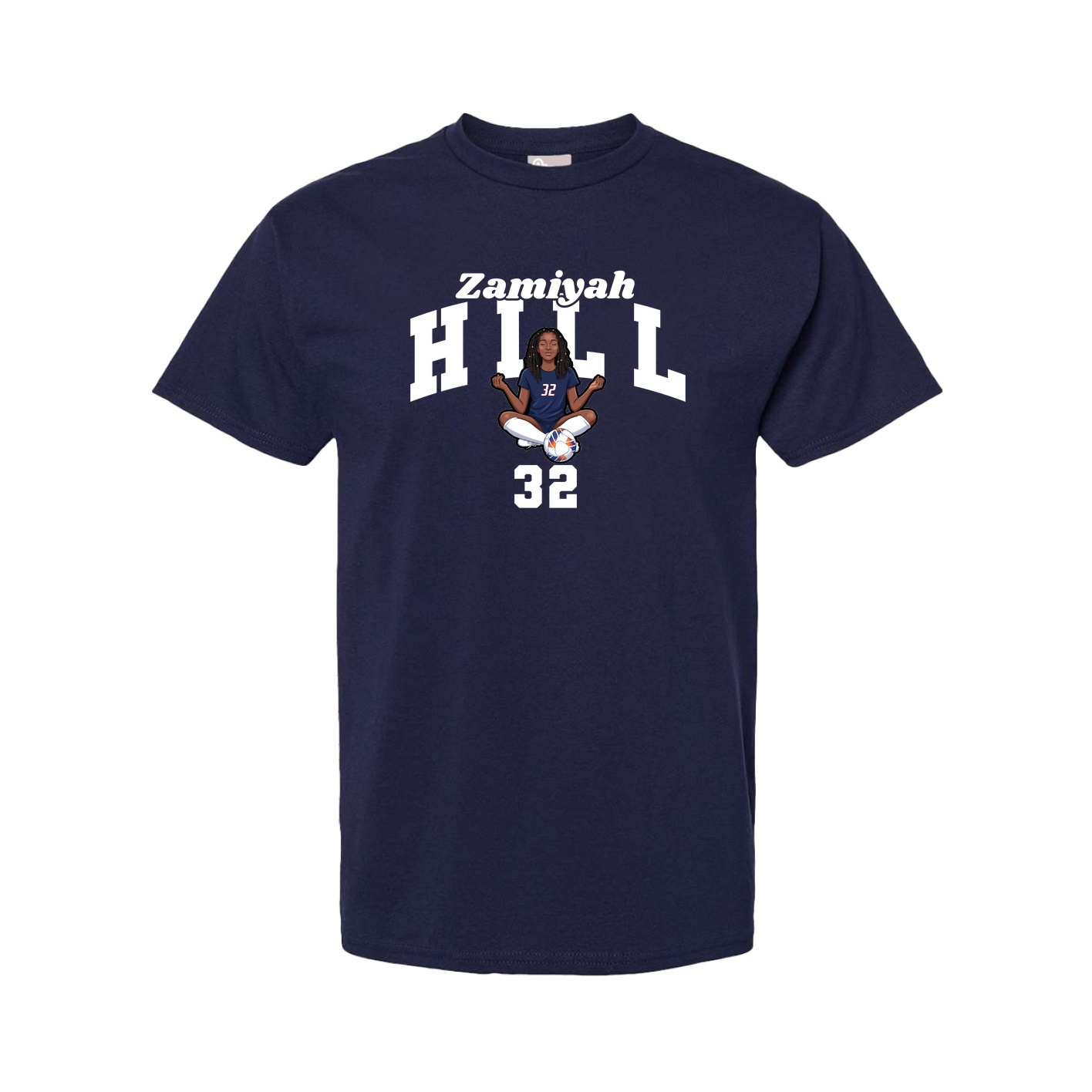 Youth Tee — Signature Arch in Navy
