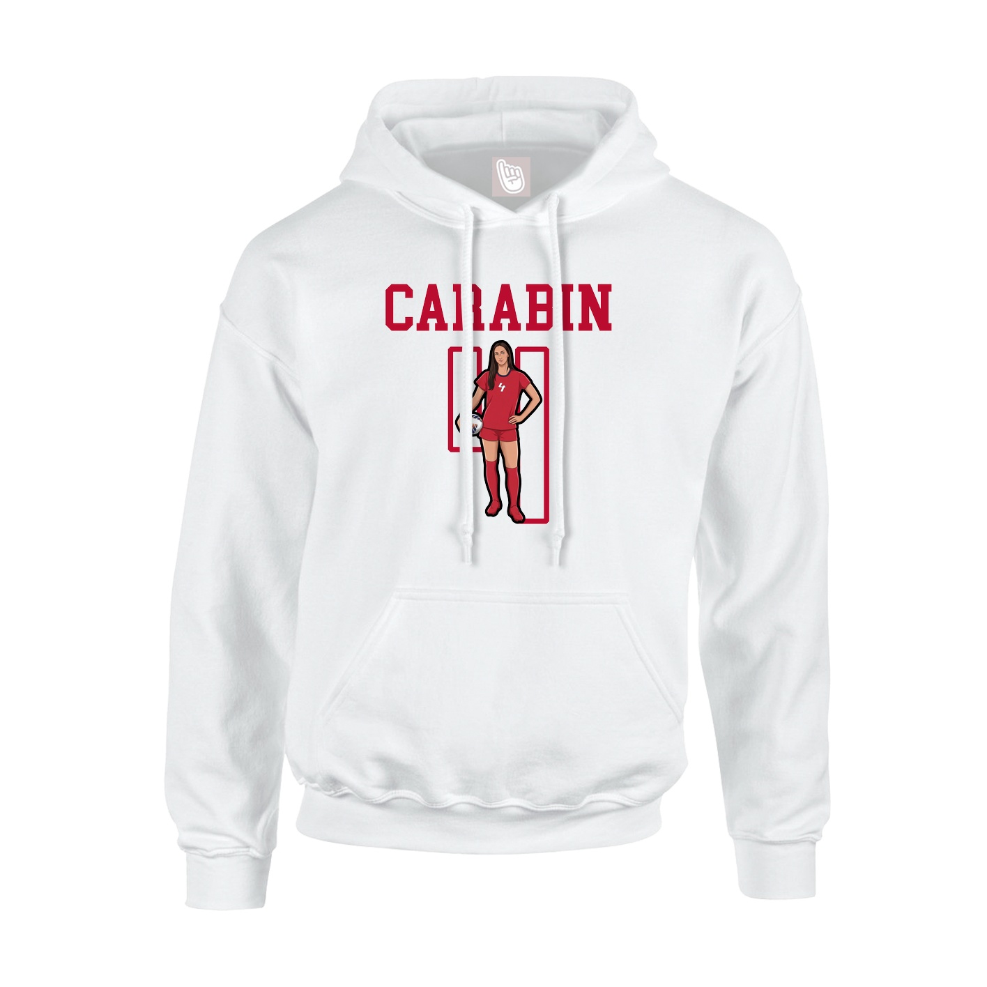 Youth Hoodie — Shirsey in White