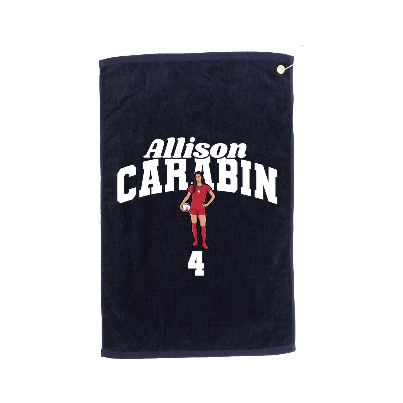 Golf Towel — Signature Arch in Navy