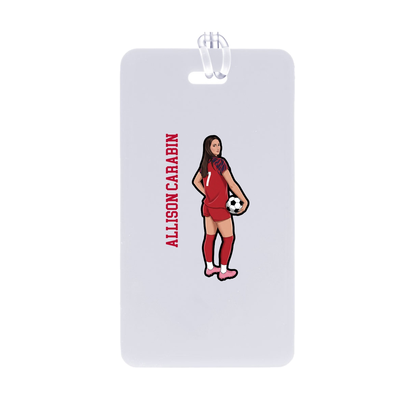 Bag Tag — Name Vertical in Classic