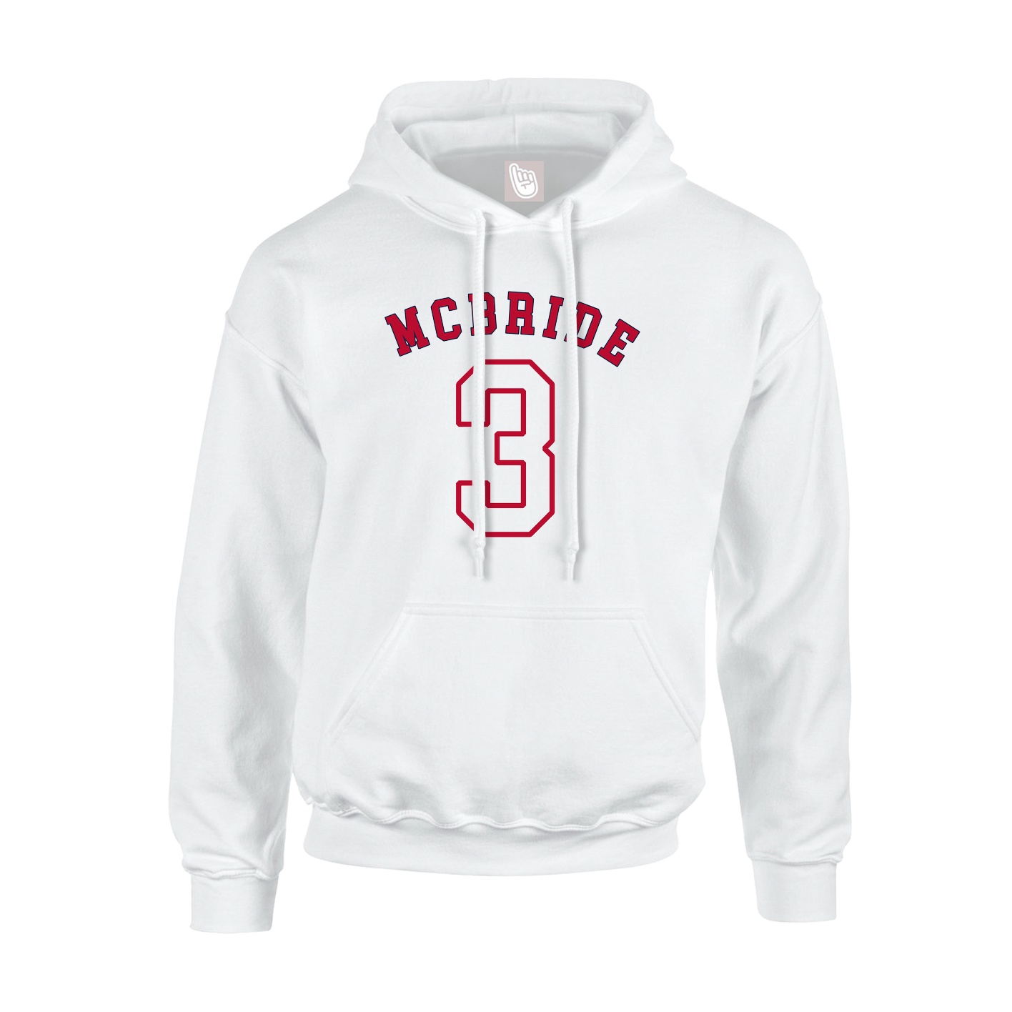 Youth Hoodie — Shirsey Arch in White