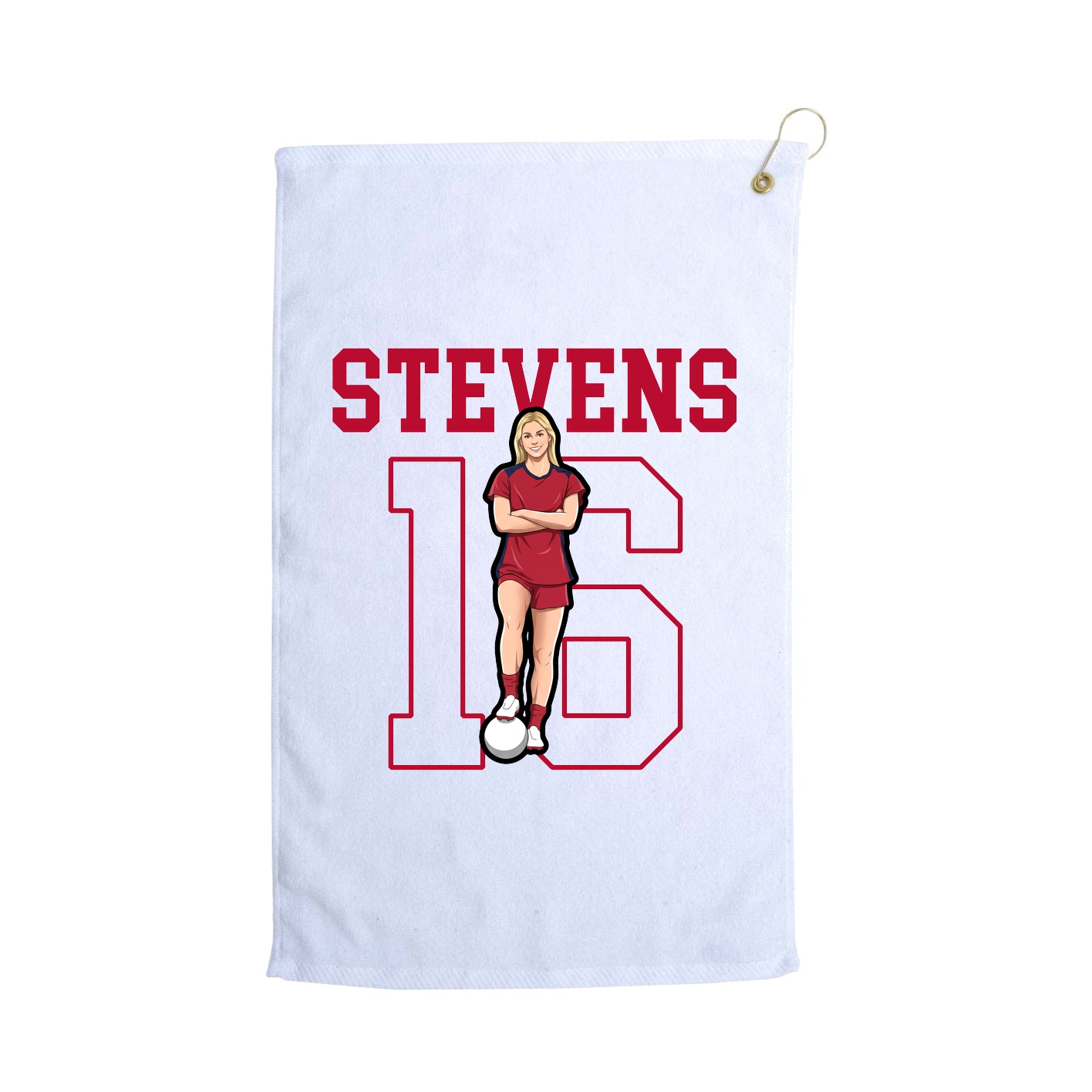 Golf Towel — Shirsey in White