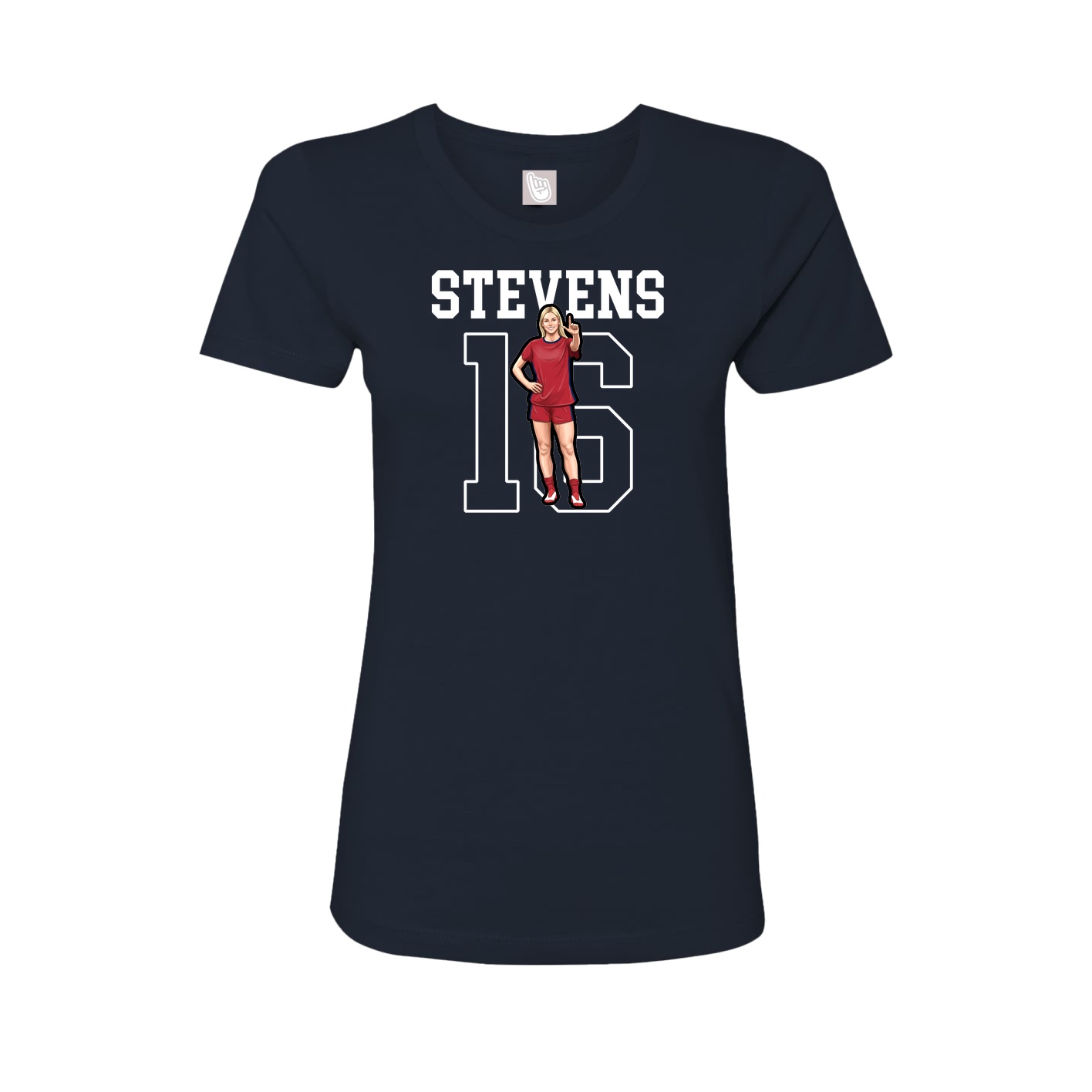 Fitted Women's Tee — Shirsey in Navy