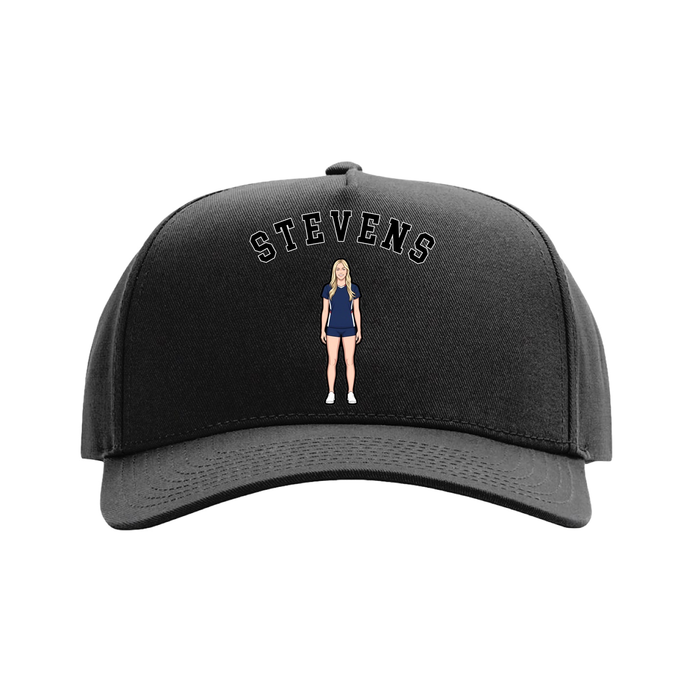 Full Fabric Five-Panel Champ Cap