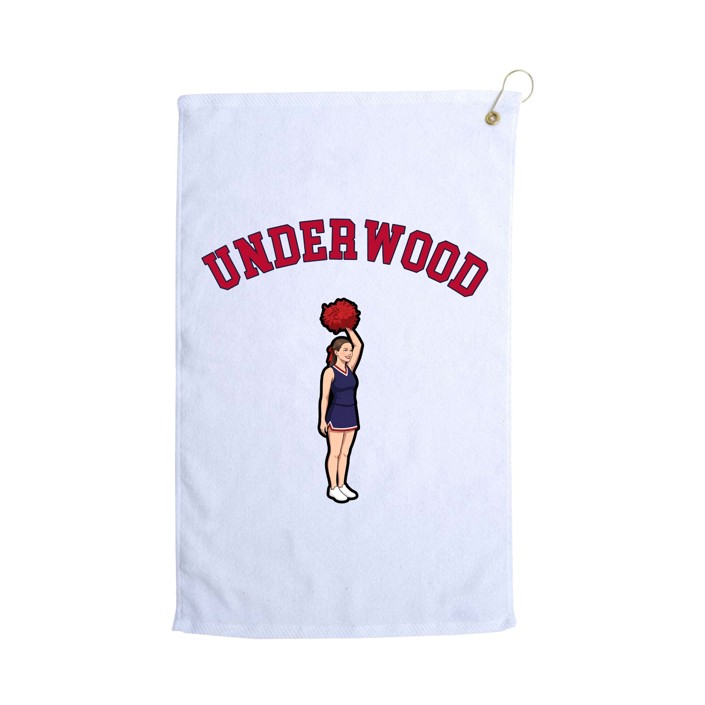 Golf Towel — Shirsey Arch in White