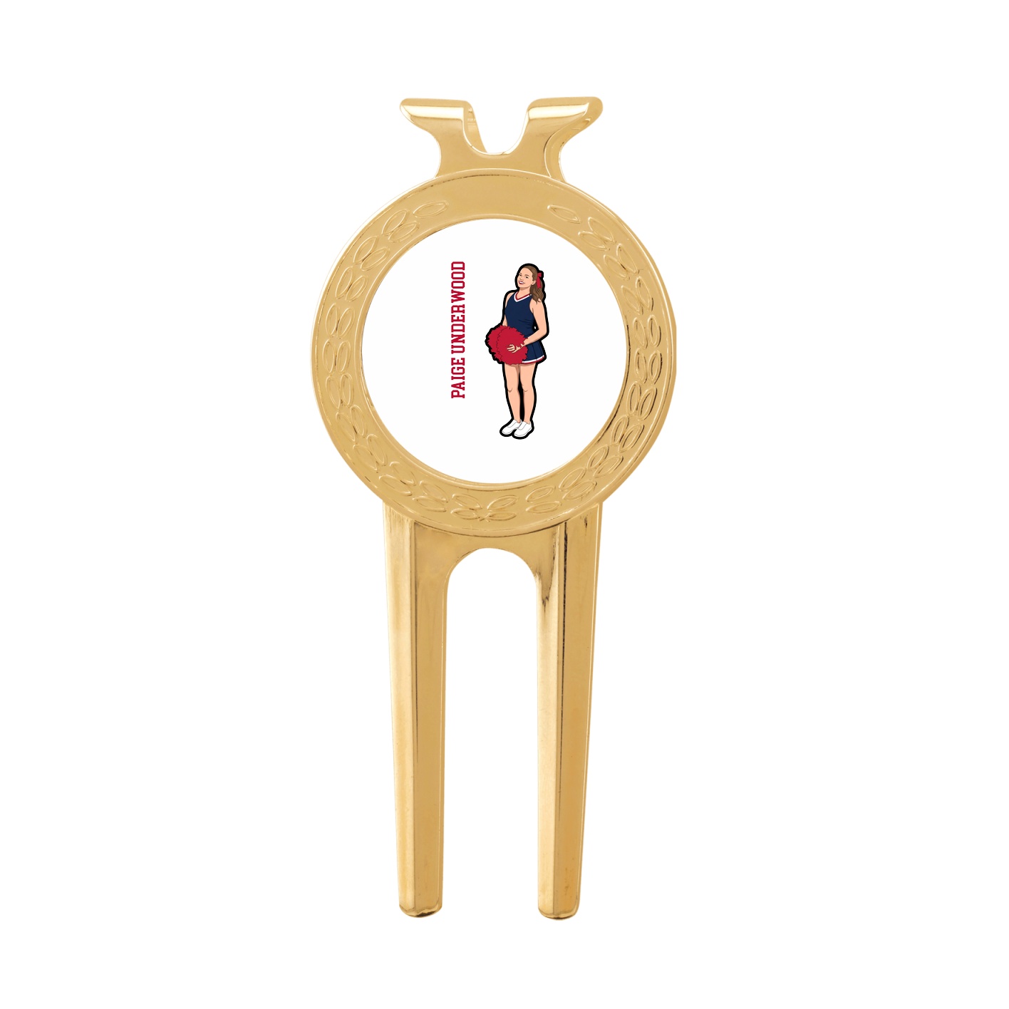Divot Tool with Ball Marker — Name Vertical in Classic