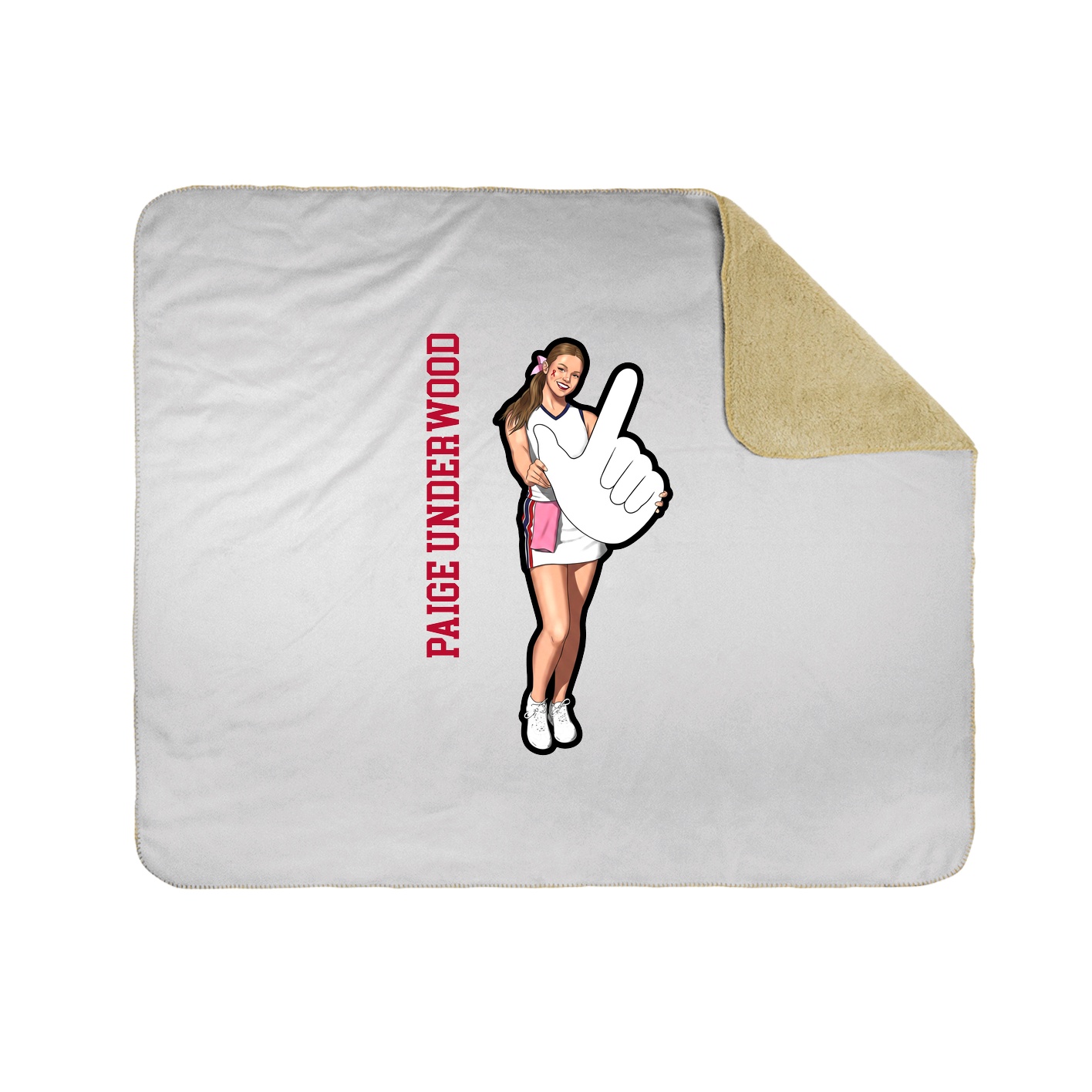 50x60 Sherpa Lined Throw Blanket