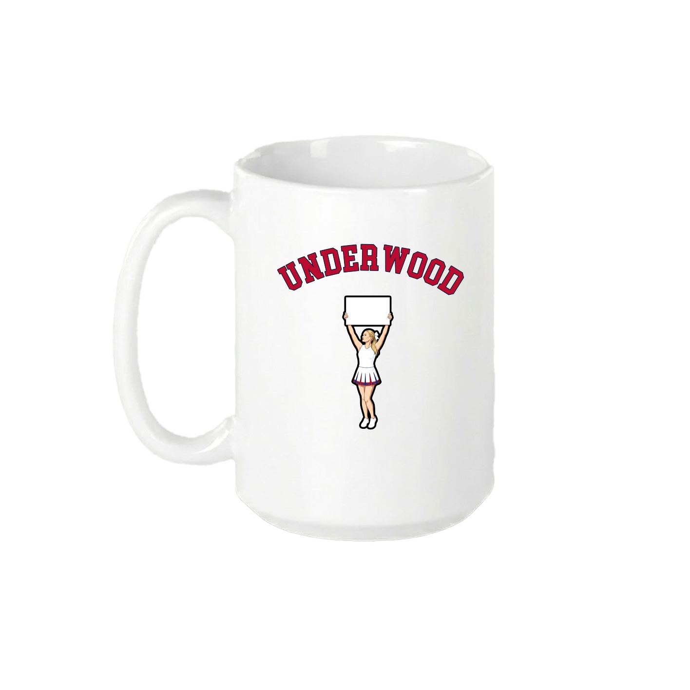 15oz Coffee Mug — Shirsey Arch in White