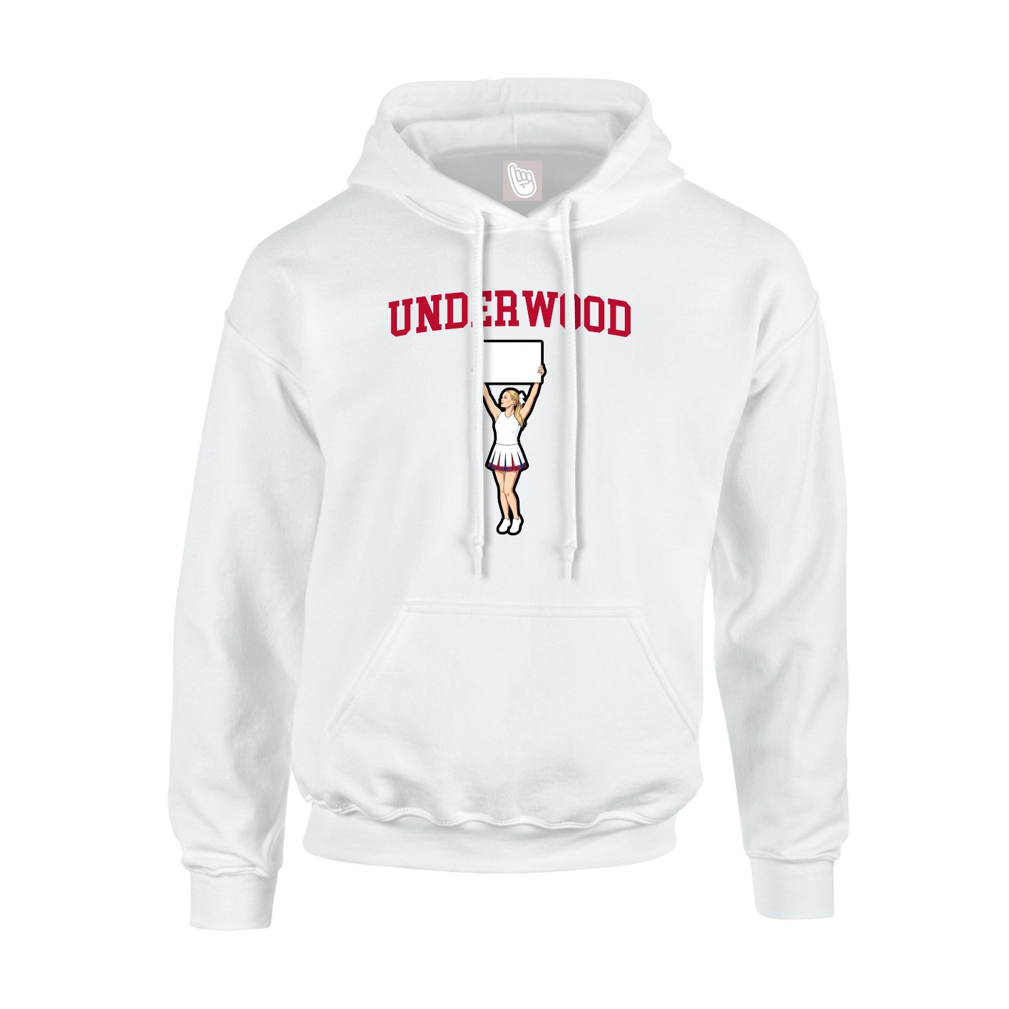 Youth Hoodie — Shirsey in White
