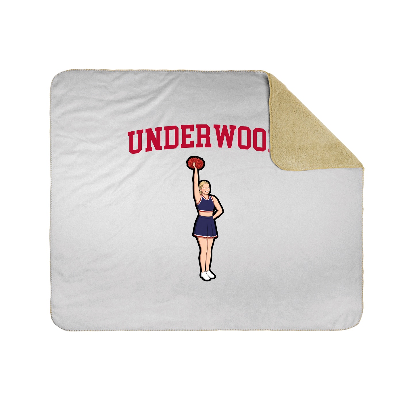 Throw Blanket — Shirsey in White