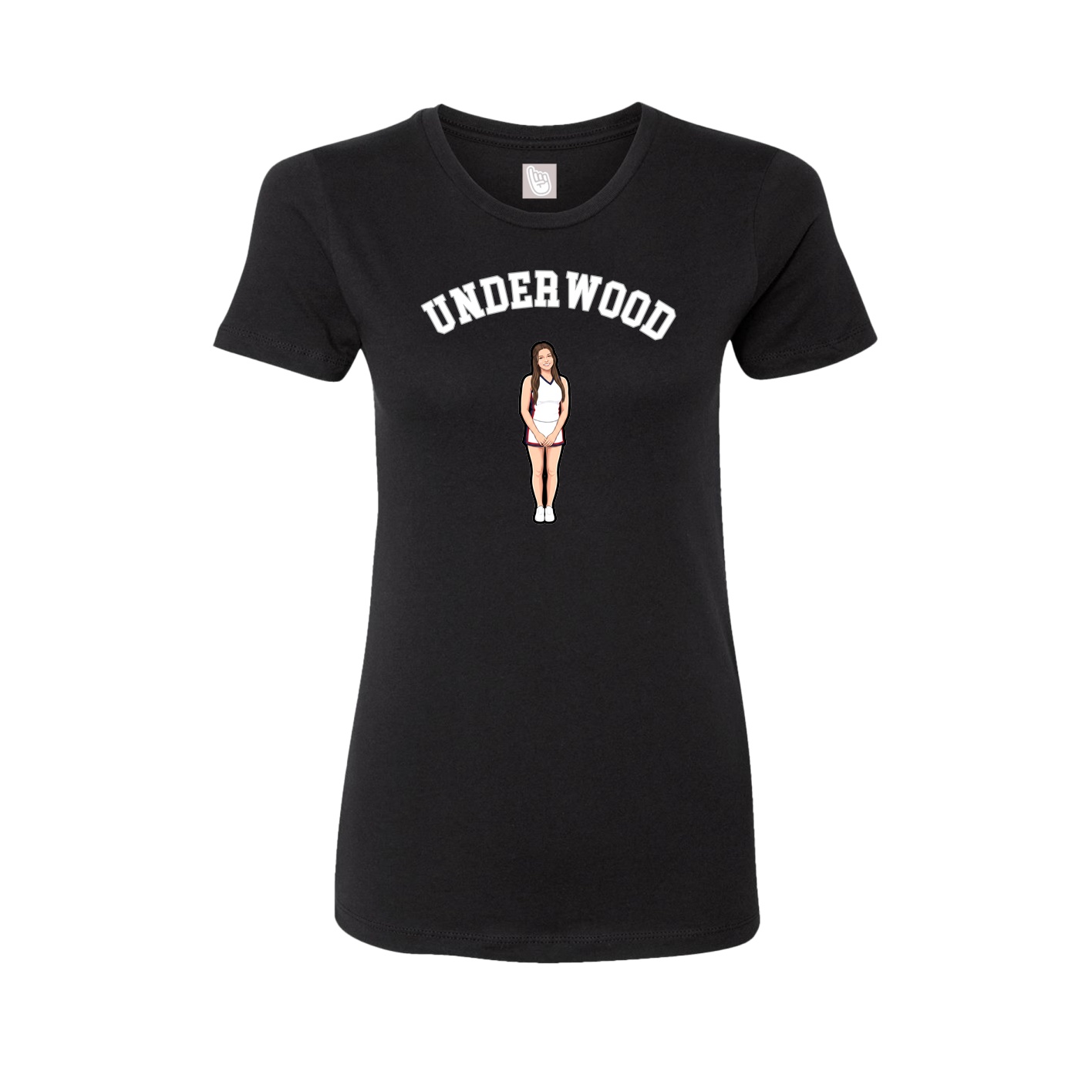 Womens Tee — Shirsey Arch in Black