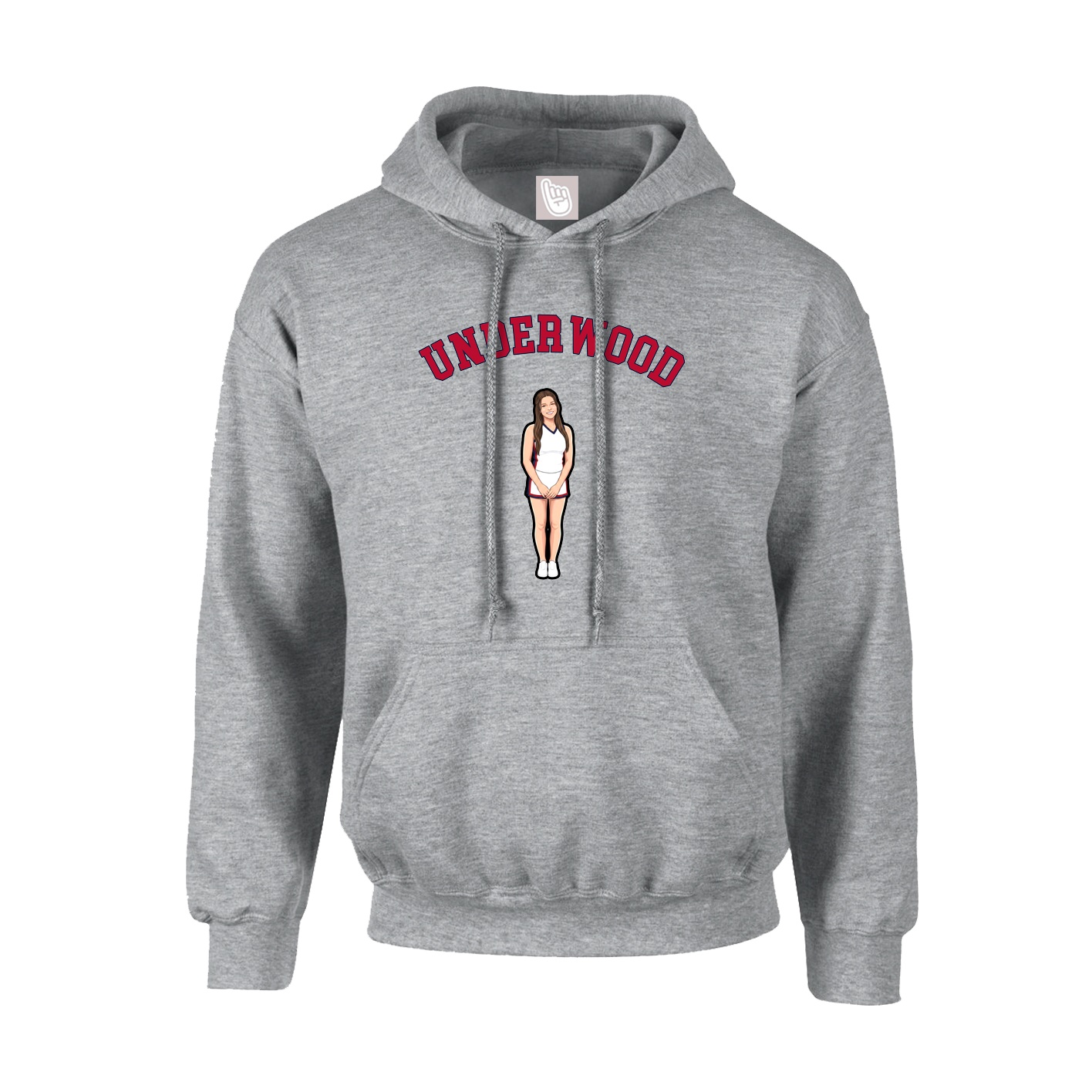 Youth Hoodie — Shirsey Arch in Grey