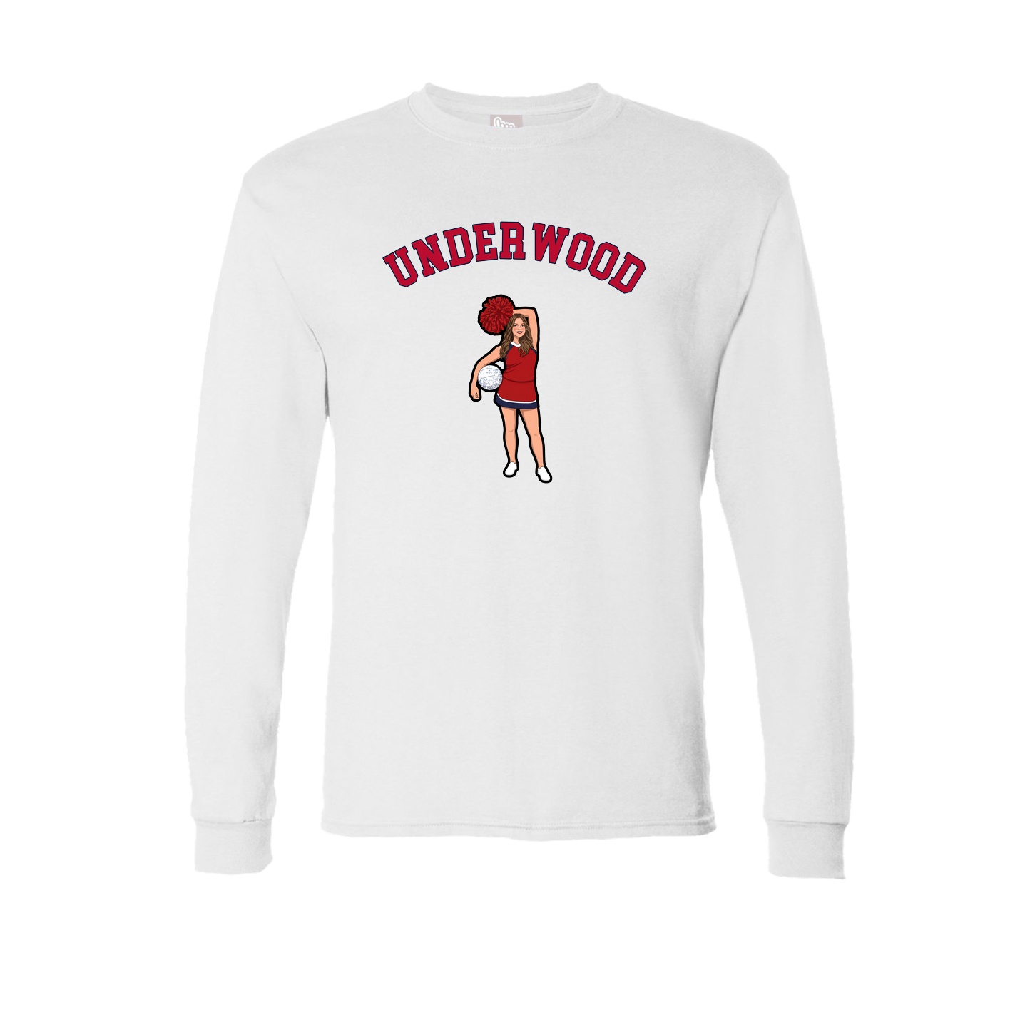 Long Sleeve Tee — Shirsey Arch in White