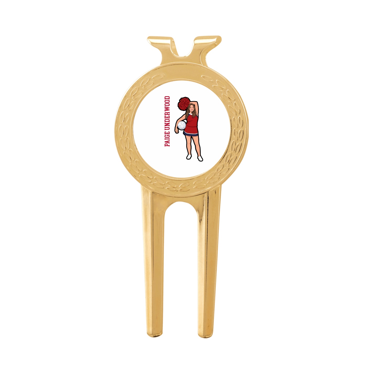 Divot Tool with Ball Marker — Name Vertical in Classic