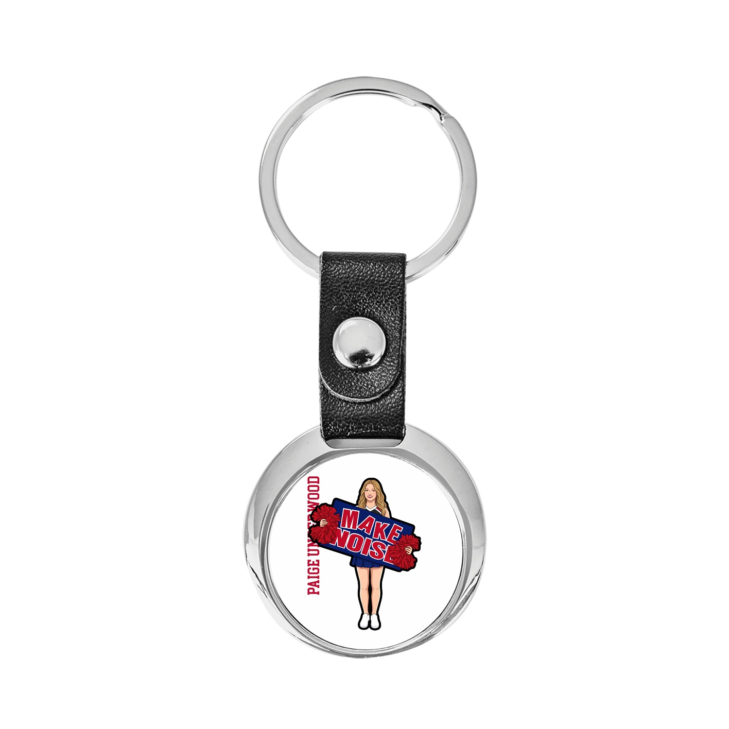 Key Chain — Name Vertical in Classic