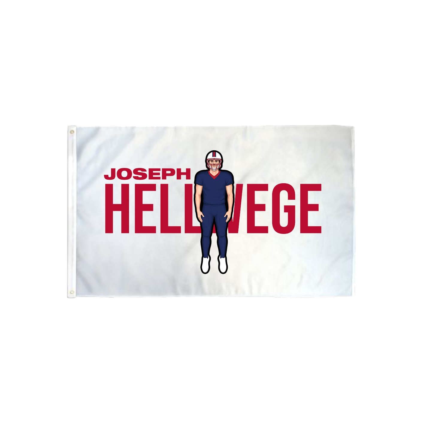 3x5 Flag — Player Name in Classic
