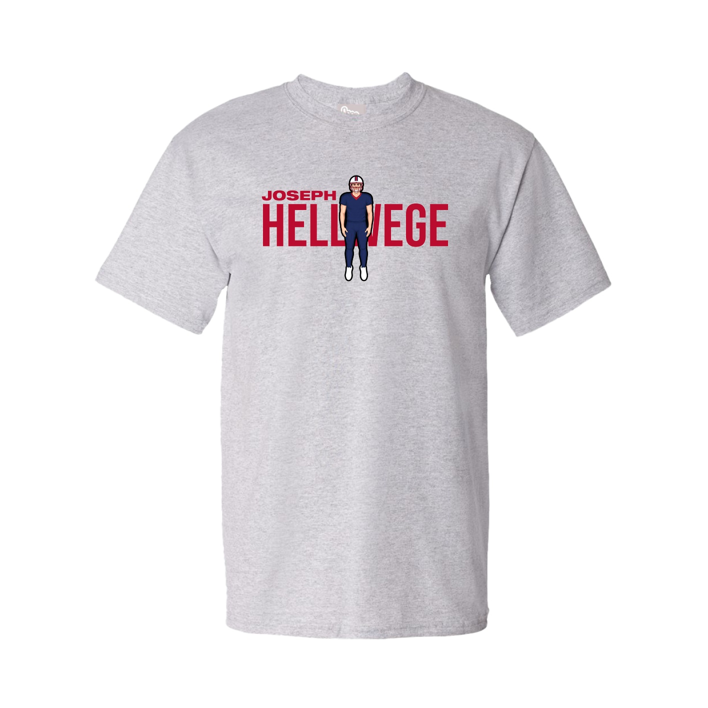 Youth Tee — Player Name in Grey