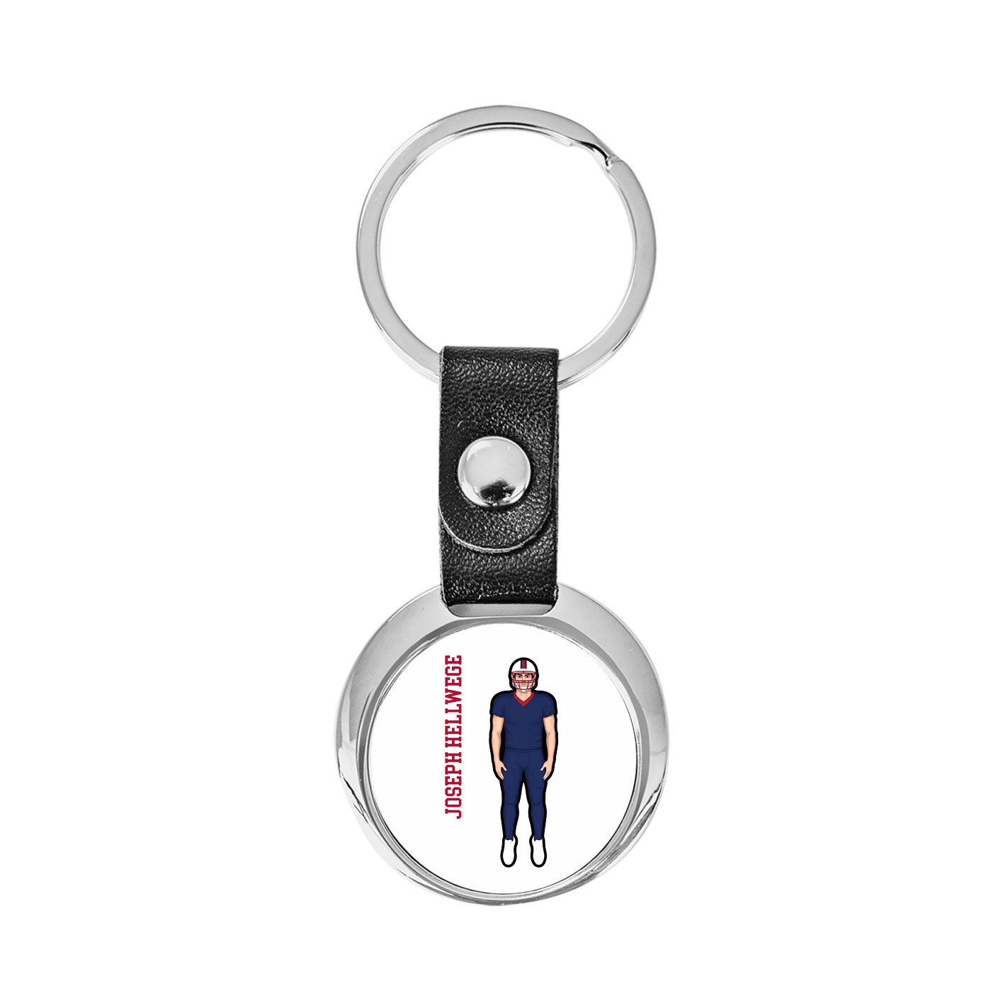 Key Chain — Name Vertical in Classic