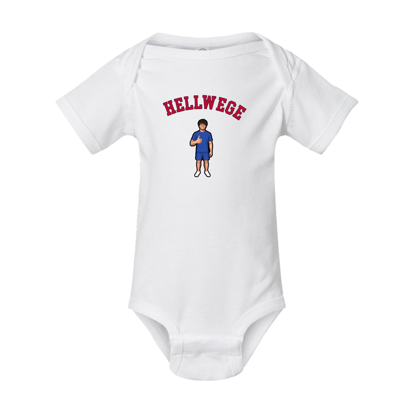 Baby Onesie — Shirsey Arch in White