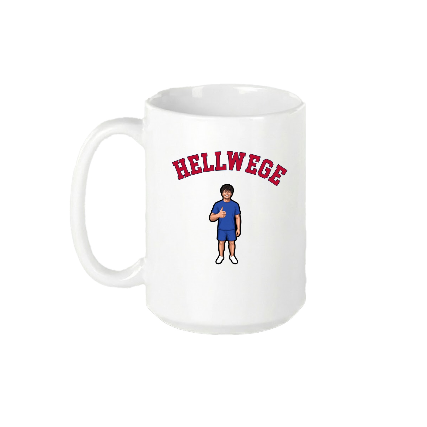 15oz Coffee Mug — Shirsey Arch in White