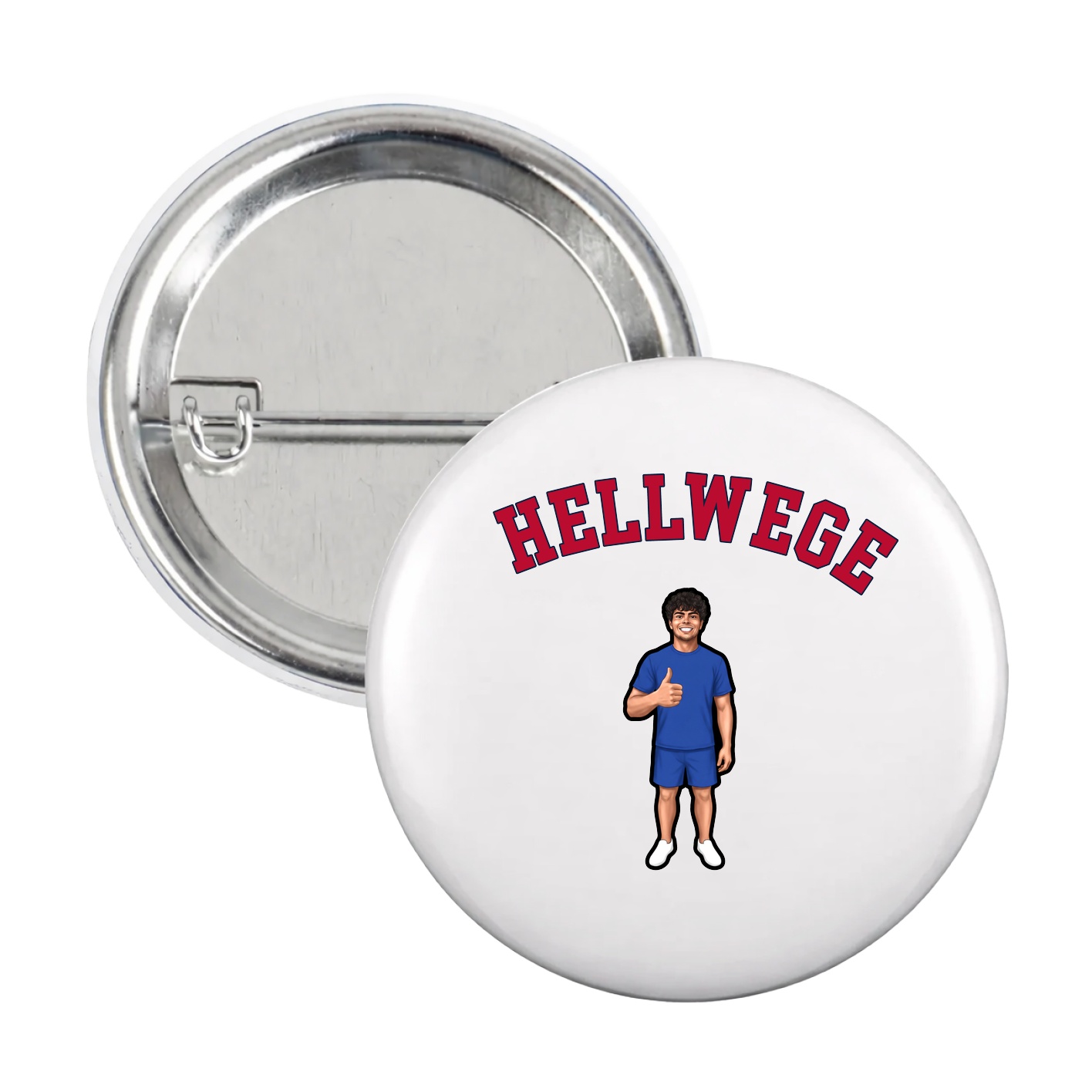 Game Day Button — Shirsey Arch in White