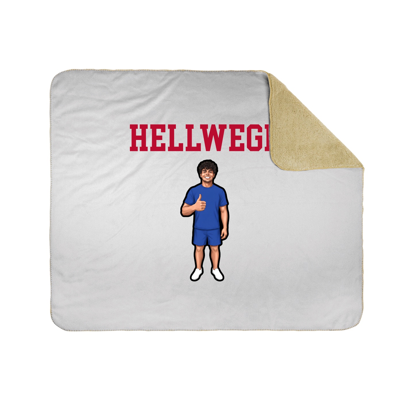 Throw Blanket — Shirsey in White