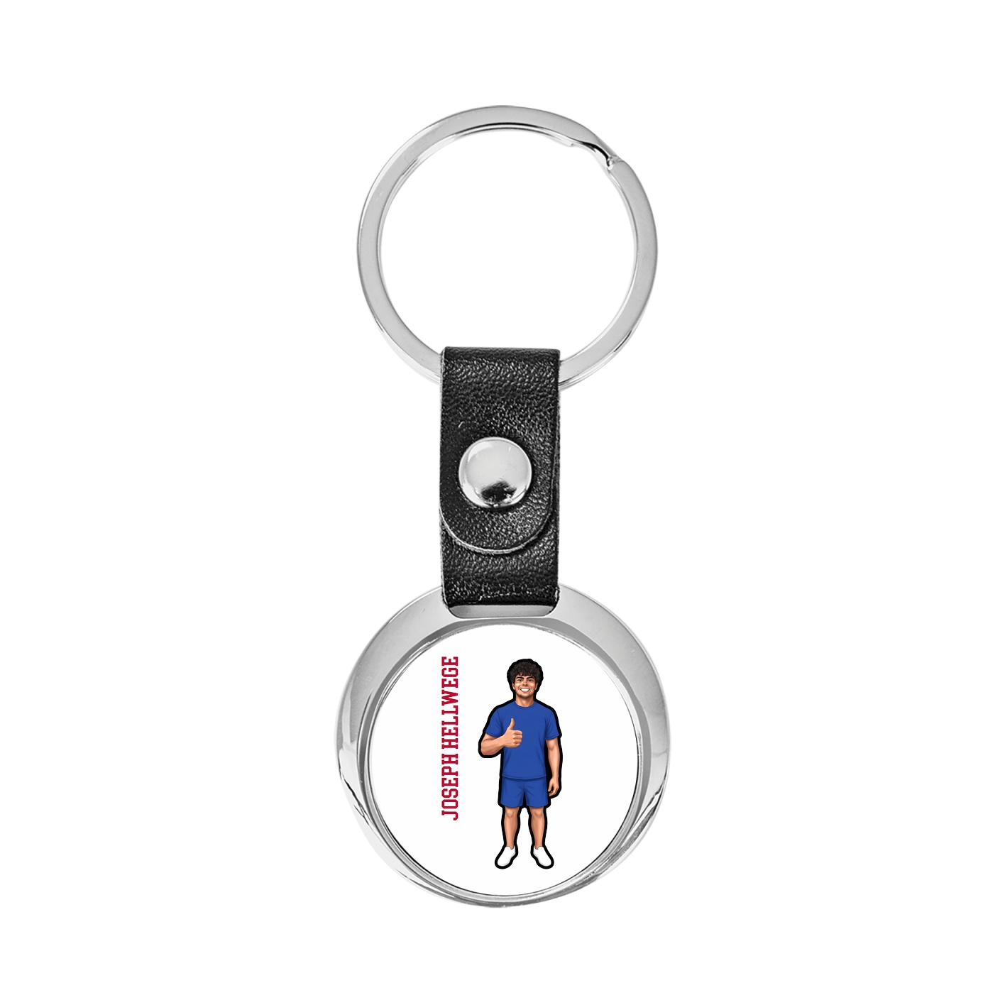 Key Chain — Name Vertical in Classic
