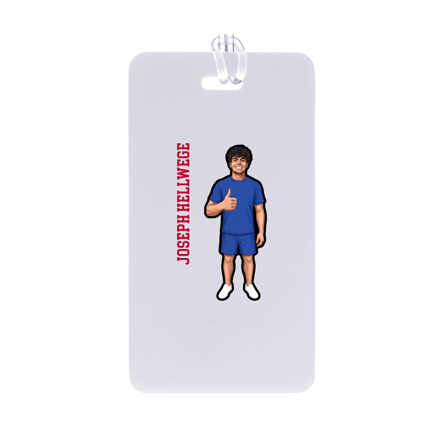 Bag Tag — Name Vertical in Classic