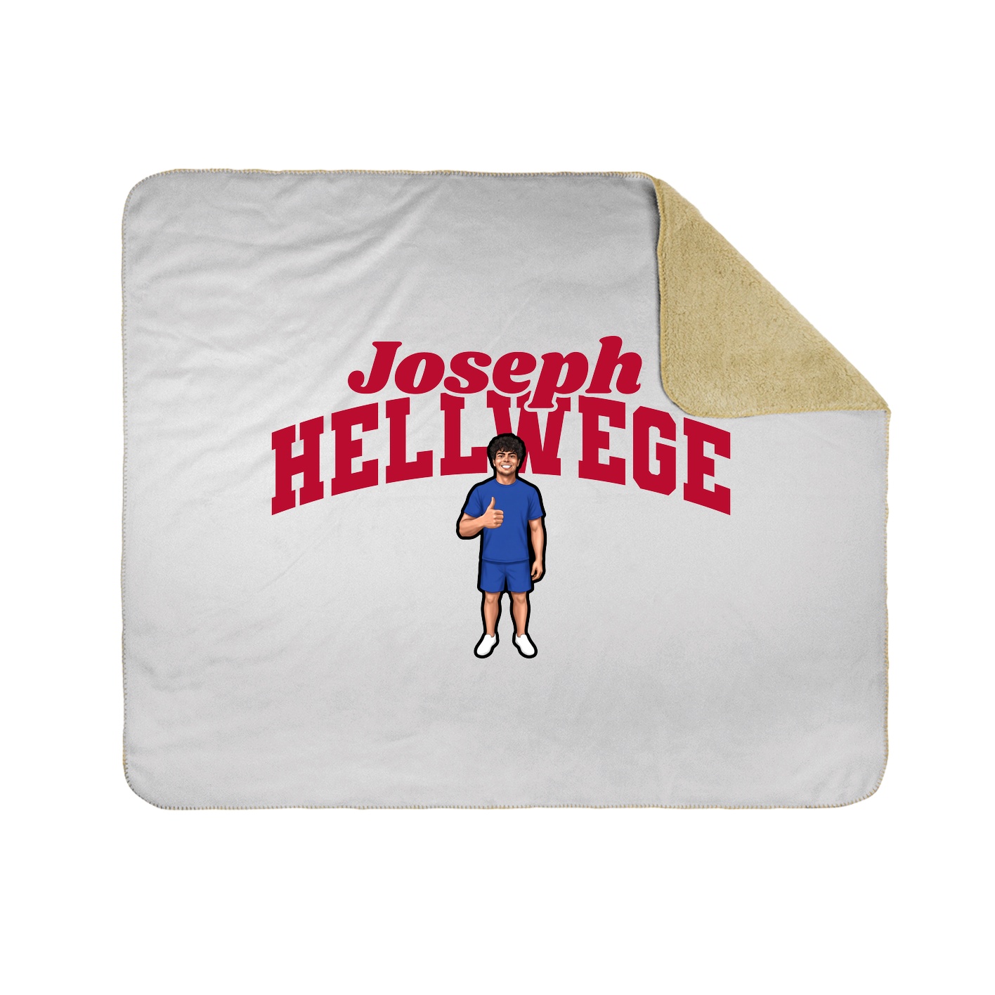 Throw Blanket — Signature Arch in White