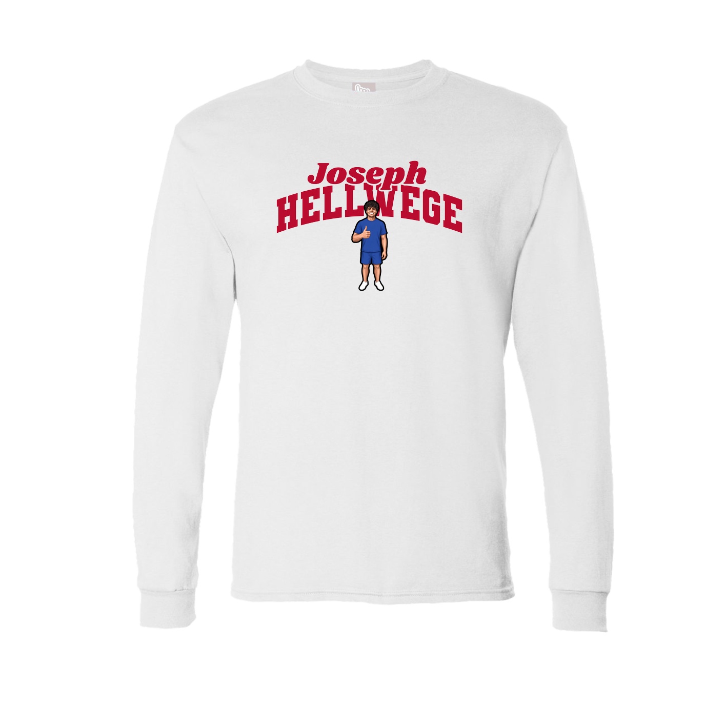 Long Sleeve Tee — Signature Arch in White