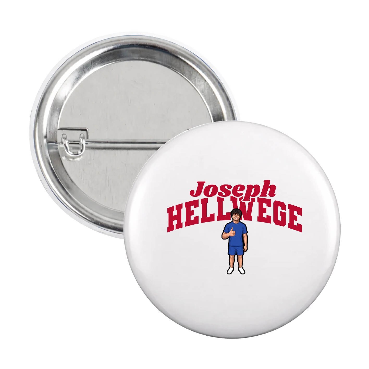 Game Day Button — Signature Arch in White