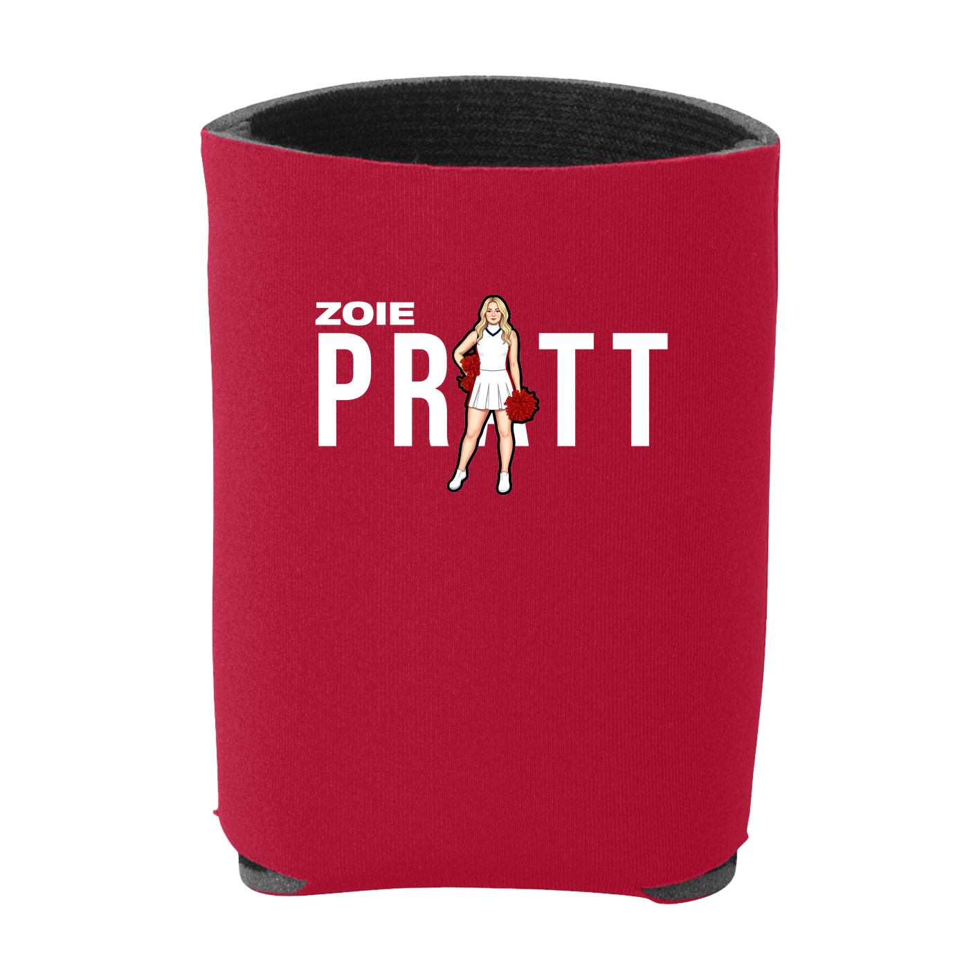 Can Holder — Player Name in Red