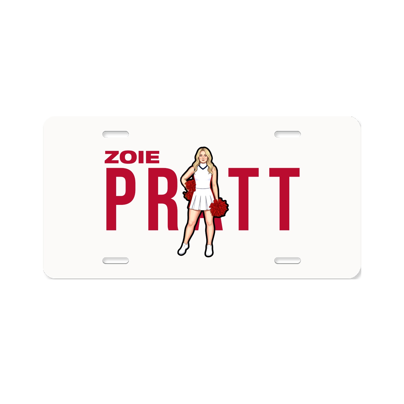 License Plate — Player Name in Classic