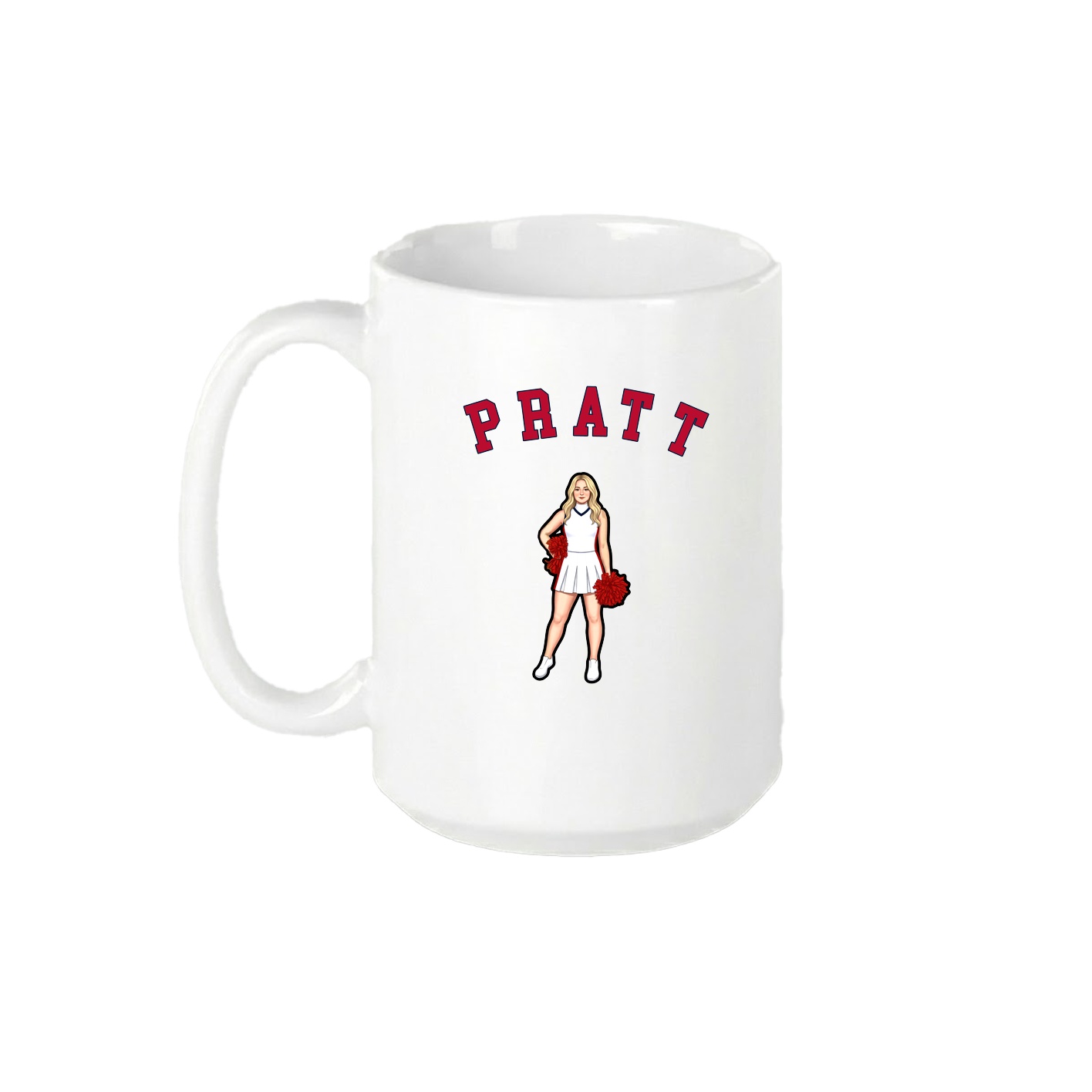 15oz Coffee Mug — Shirsey Arch in White