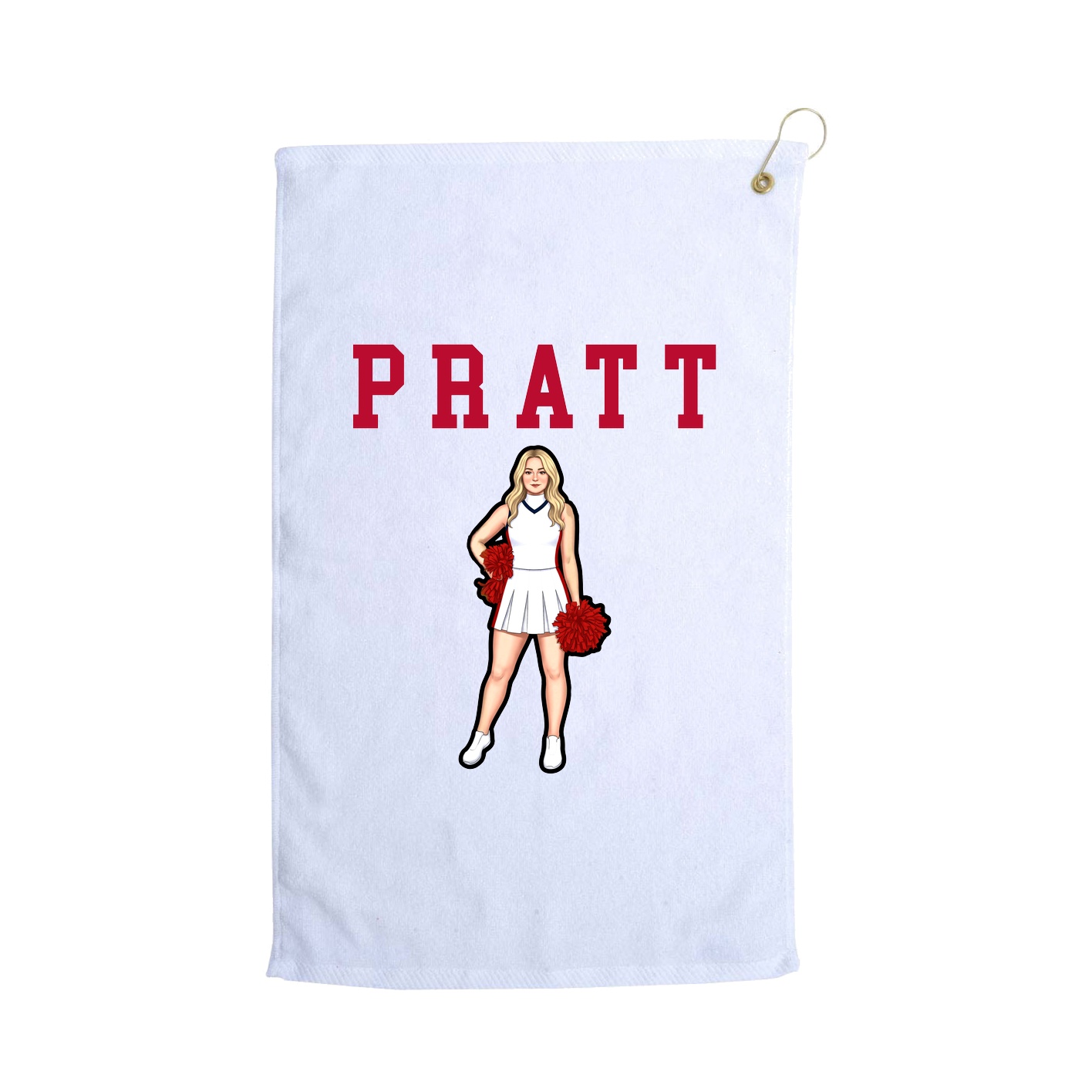 Golf Towel — Shirsey in White
