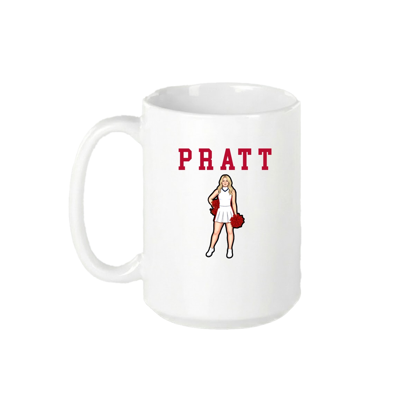 15oz Coffee Mug — Shirsey in White