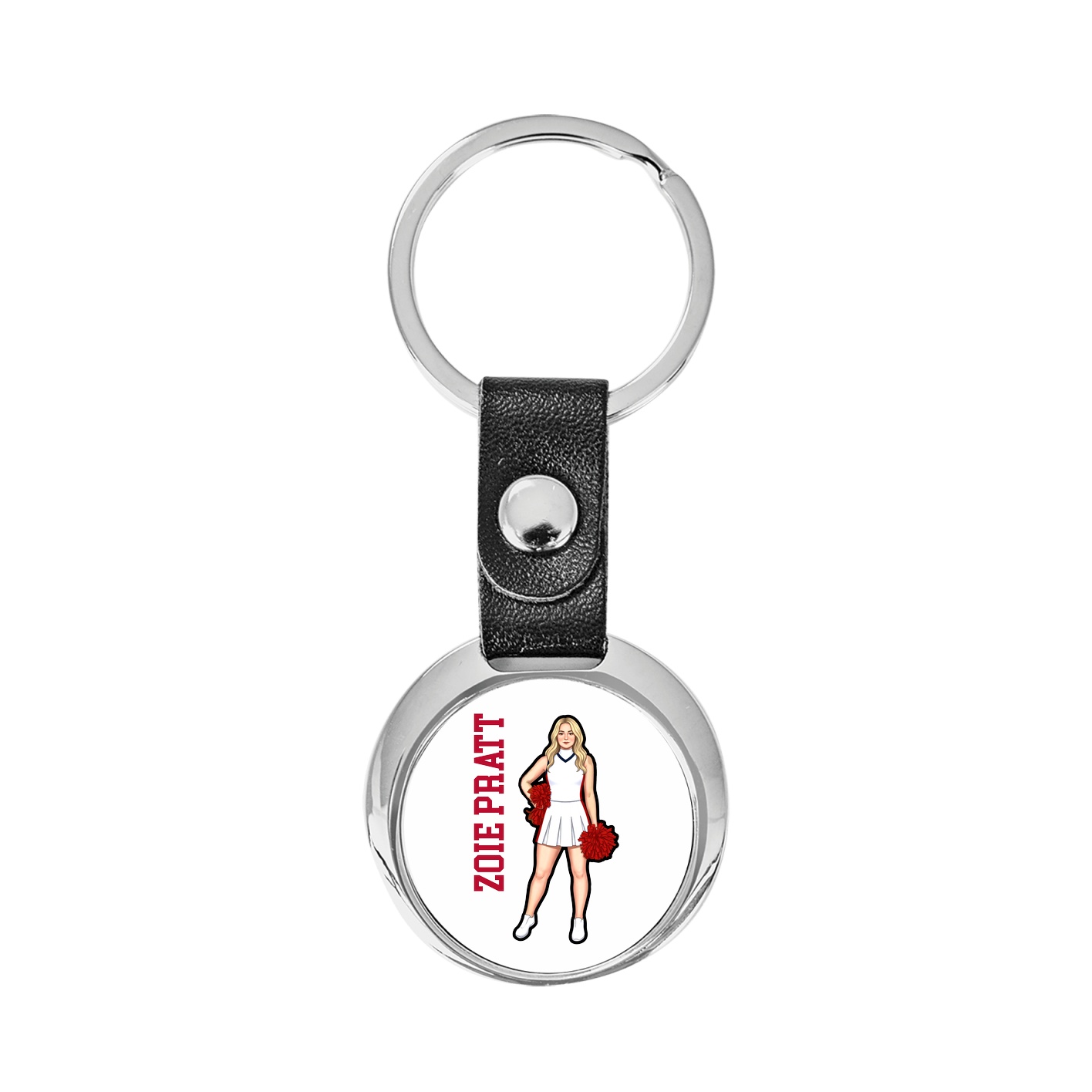 Key Chain — Name Vertical in Classic