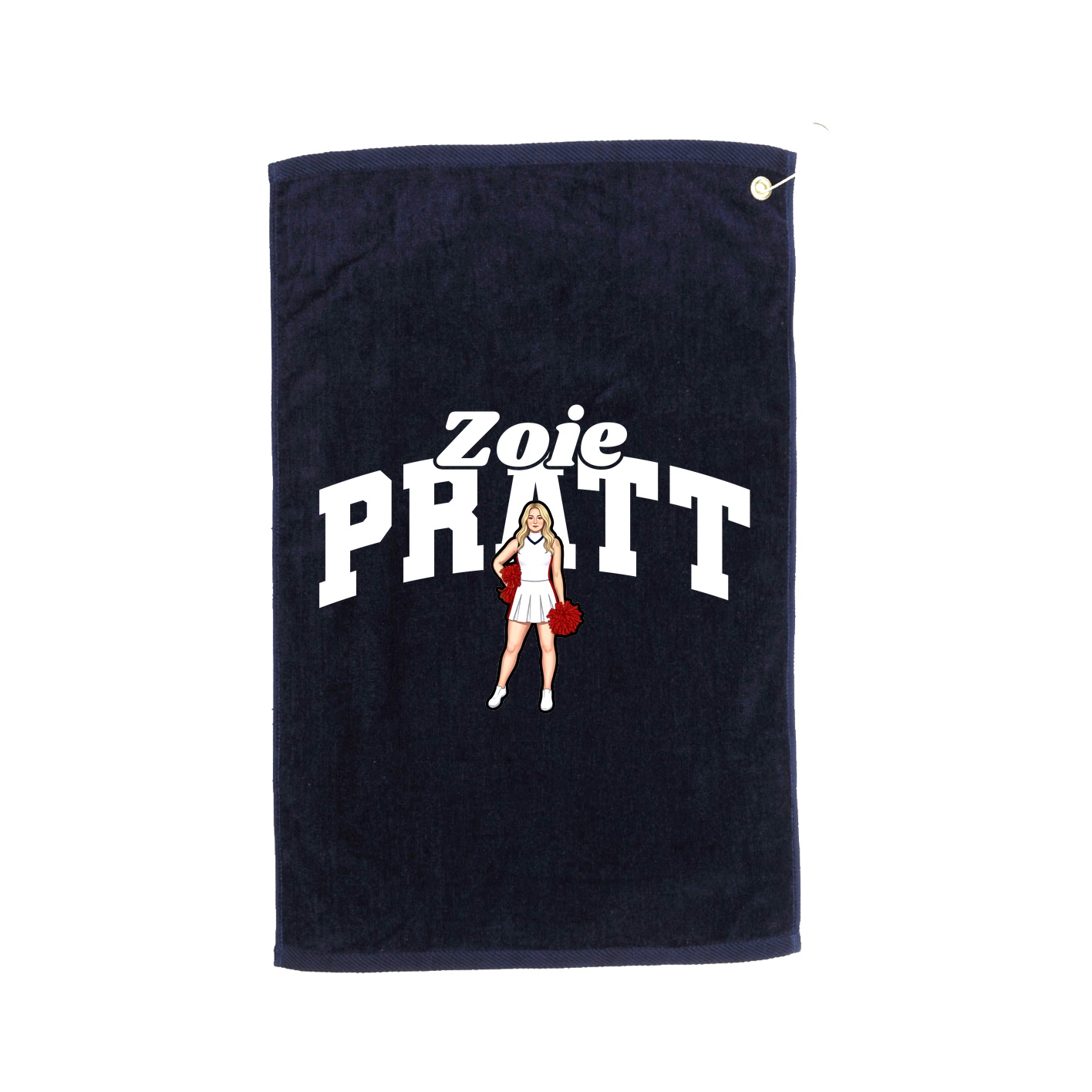 Golf Towel — Signature Arch in Navy