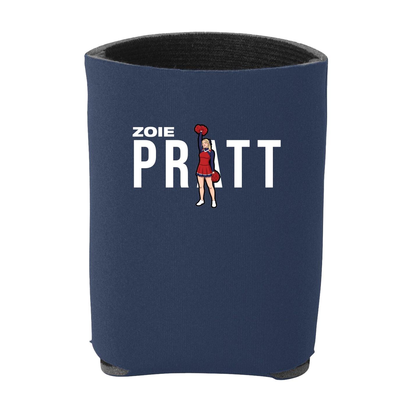 Can Holder — Player Name in Navy