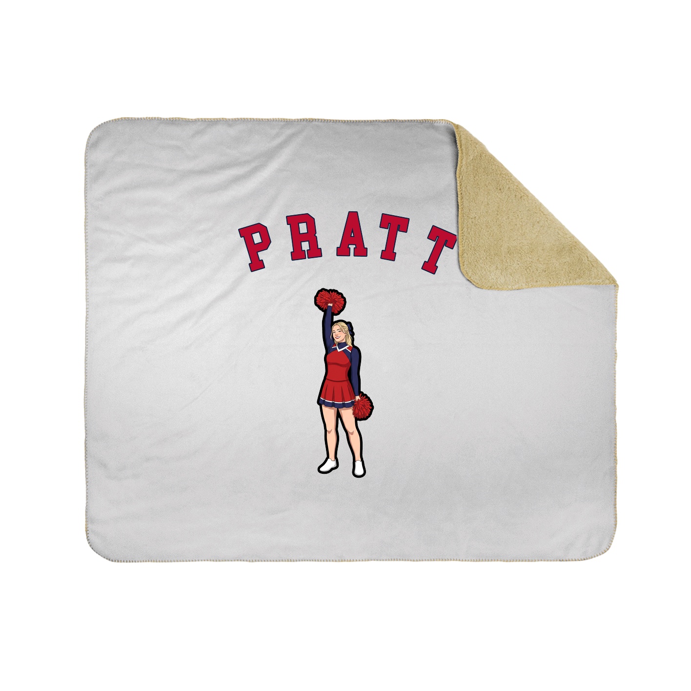 Throw Blanket — Shirsey Arch in White