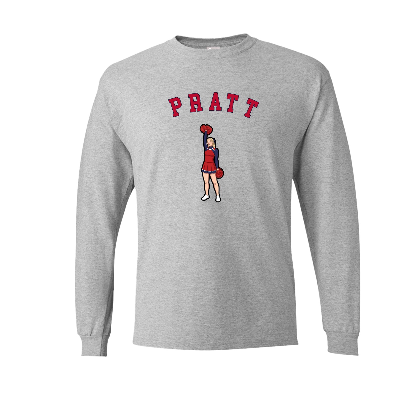 Long Sleeve Tee — Shirsey Arch in Grey